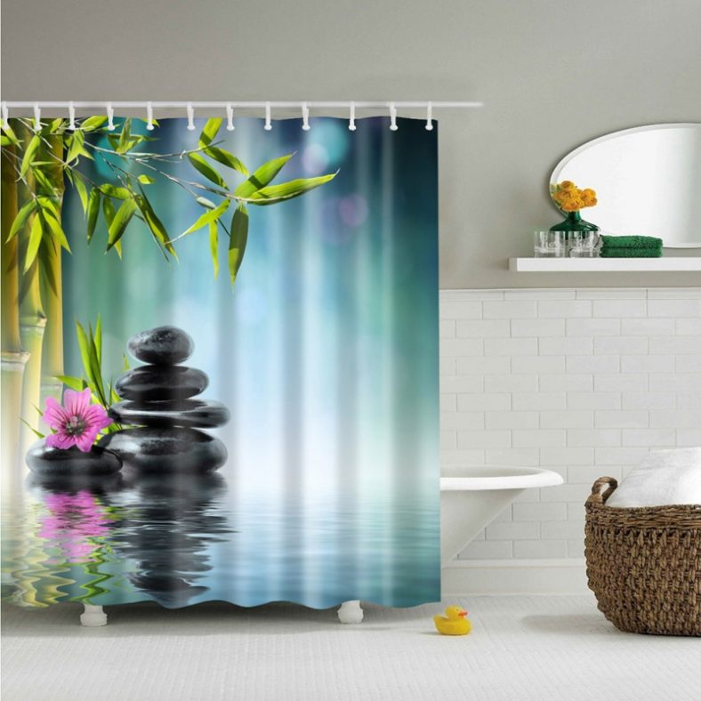 3D HD Digital Printed Bathroom Shower Curtains - Shower Curtains Specialist