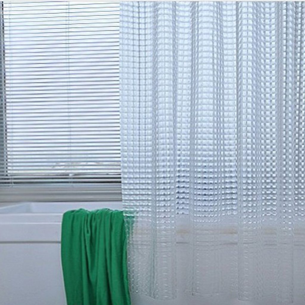 translucent shower curtain
