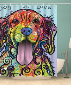 dog shower curtain new collection